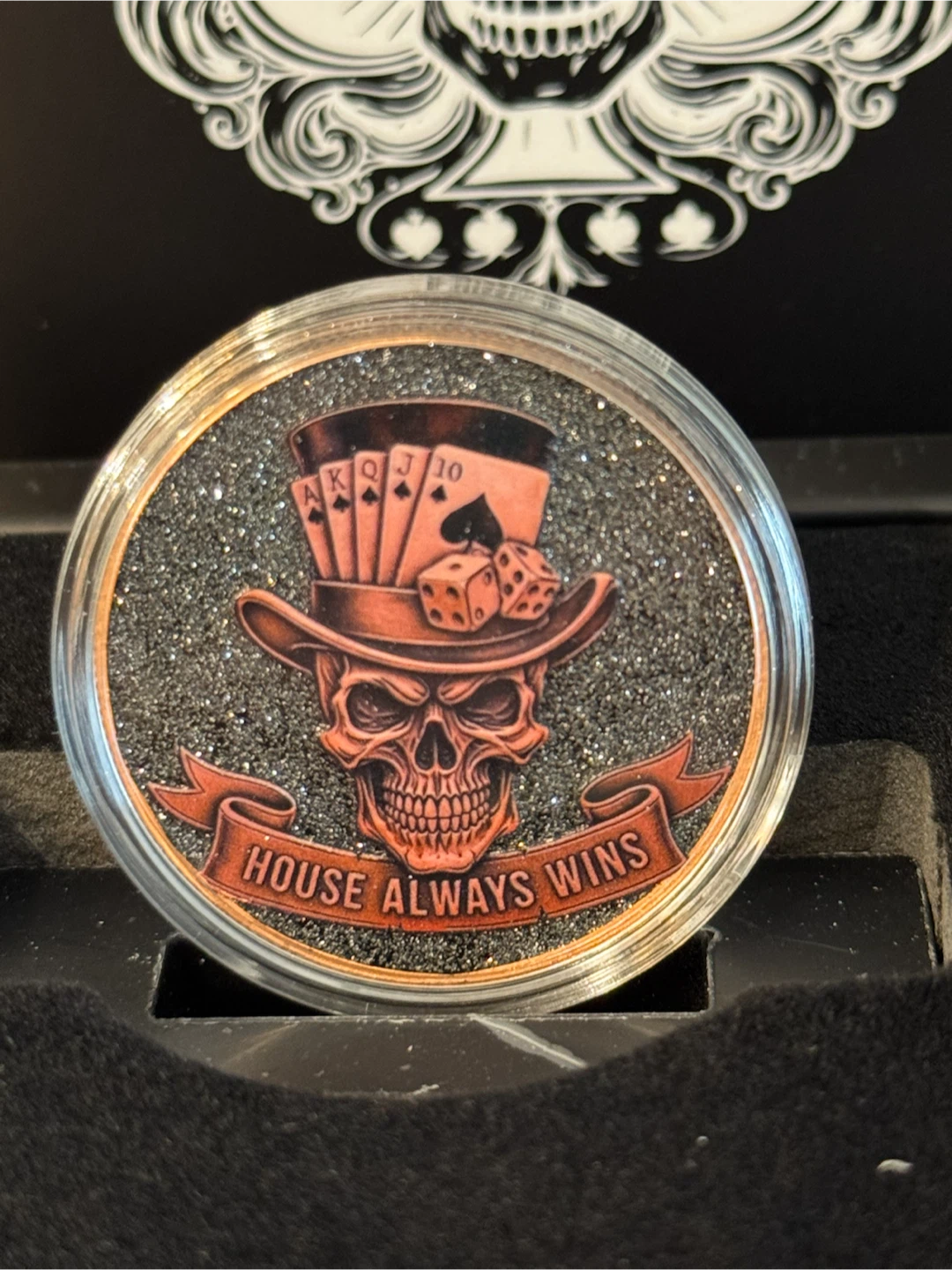 All In 1 oz Fine Copper Round the house always wins
