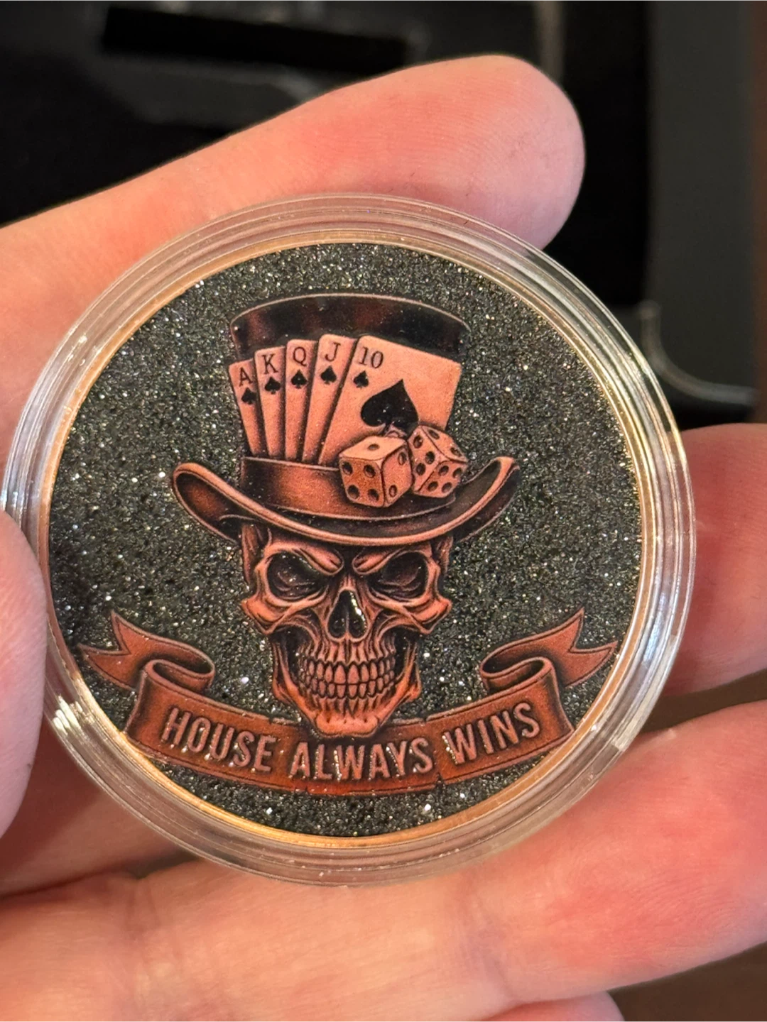 All In 1 oz Fine Copper Round the house always wins - photo 3