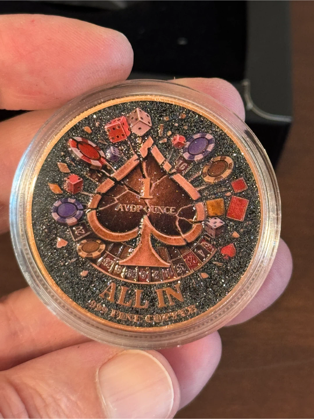 All In 1 oz Fine Copper Round the house always wins - photo 4