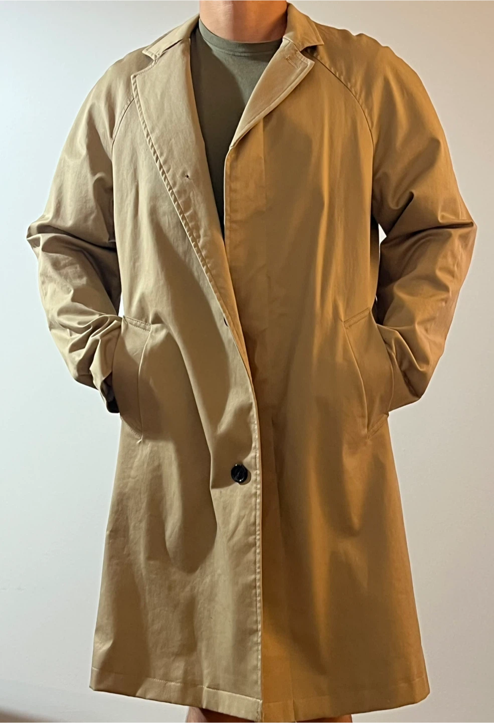 Zara Beige Trench Coat - Large