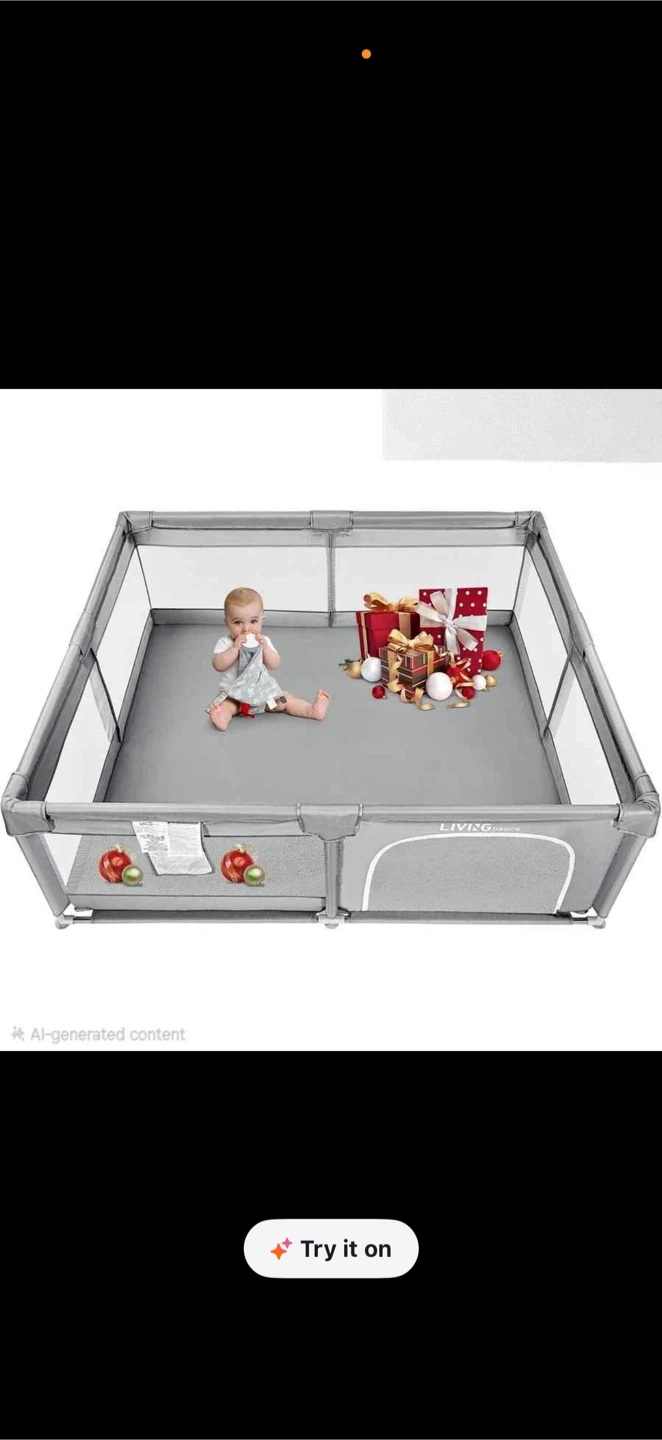 LIVINGbasics Baby Playpen 73''x61'