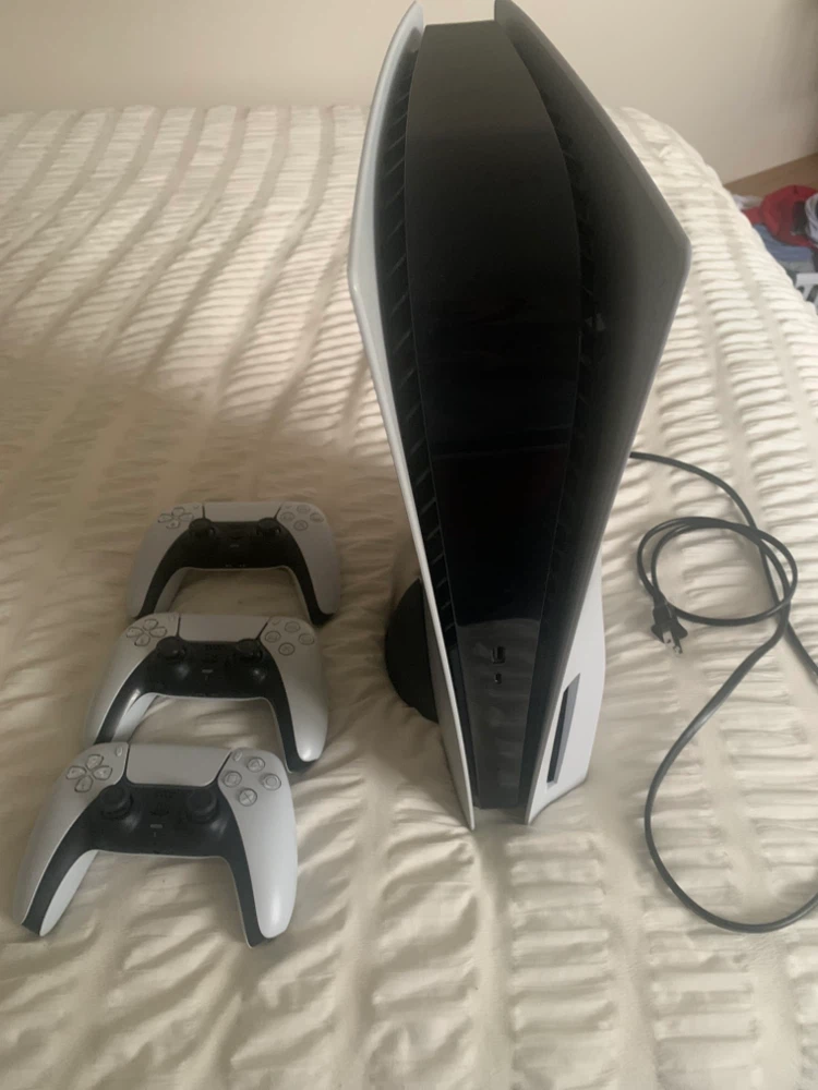 PlayStation 5 Console with 3 Controllers