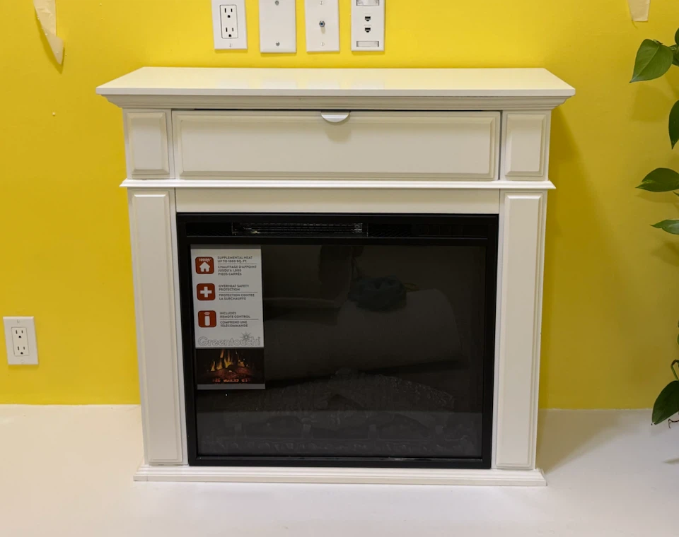 Brand new Greentouch Electric Fireplace Mantel
