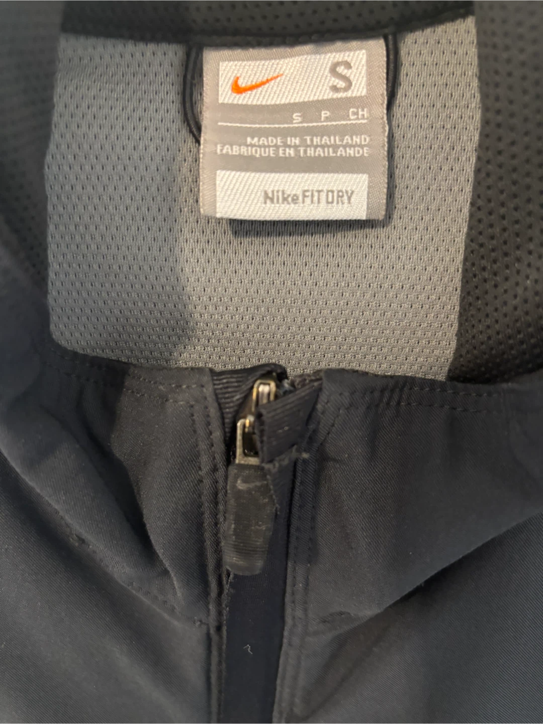 Vintage Y2K Nike+ Black Technical Running Jacket Mesh Vent - photo 3