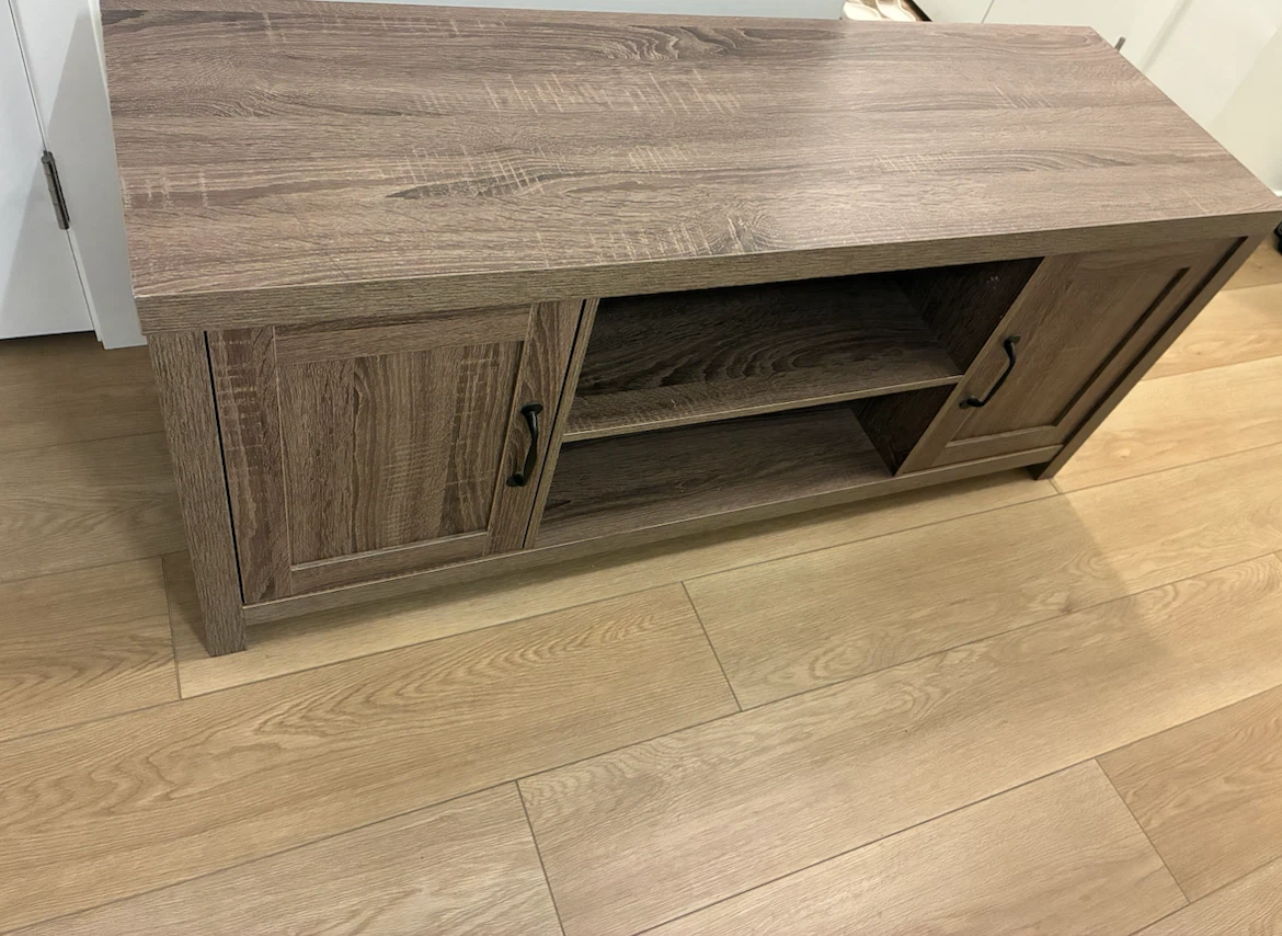 Rustic Wood TV Media Console