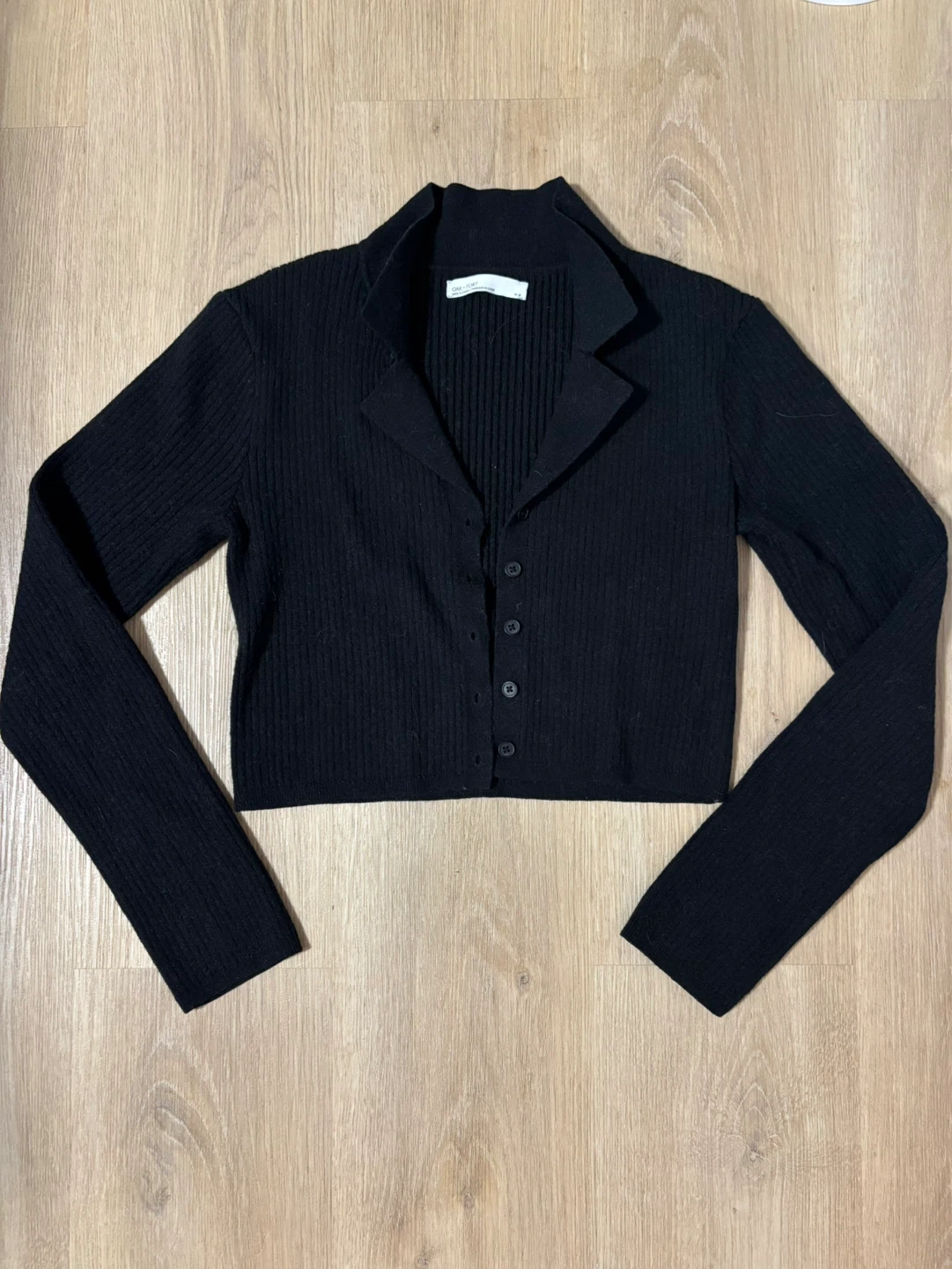 Oak + Fort Cropped Cardigan S/M