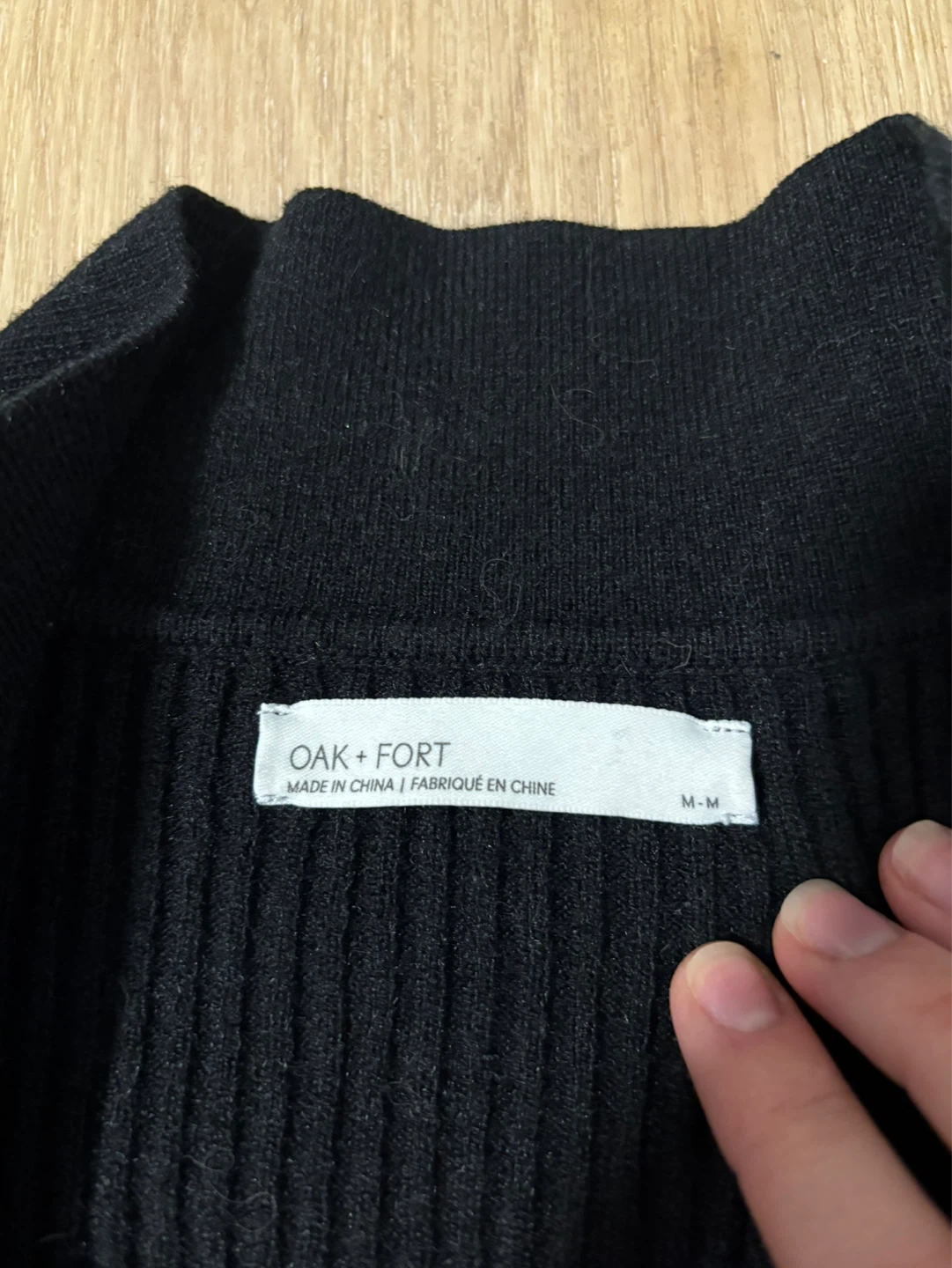 Oak + Fort Cropped Cardigan S/M - photo 3