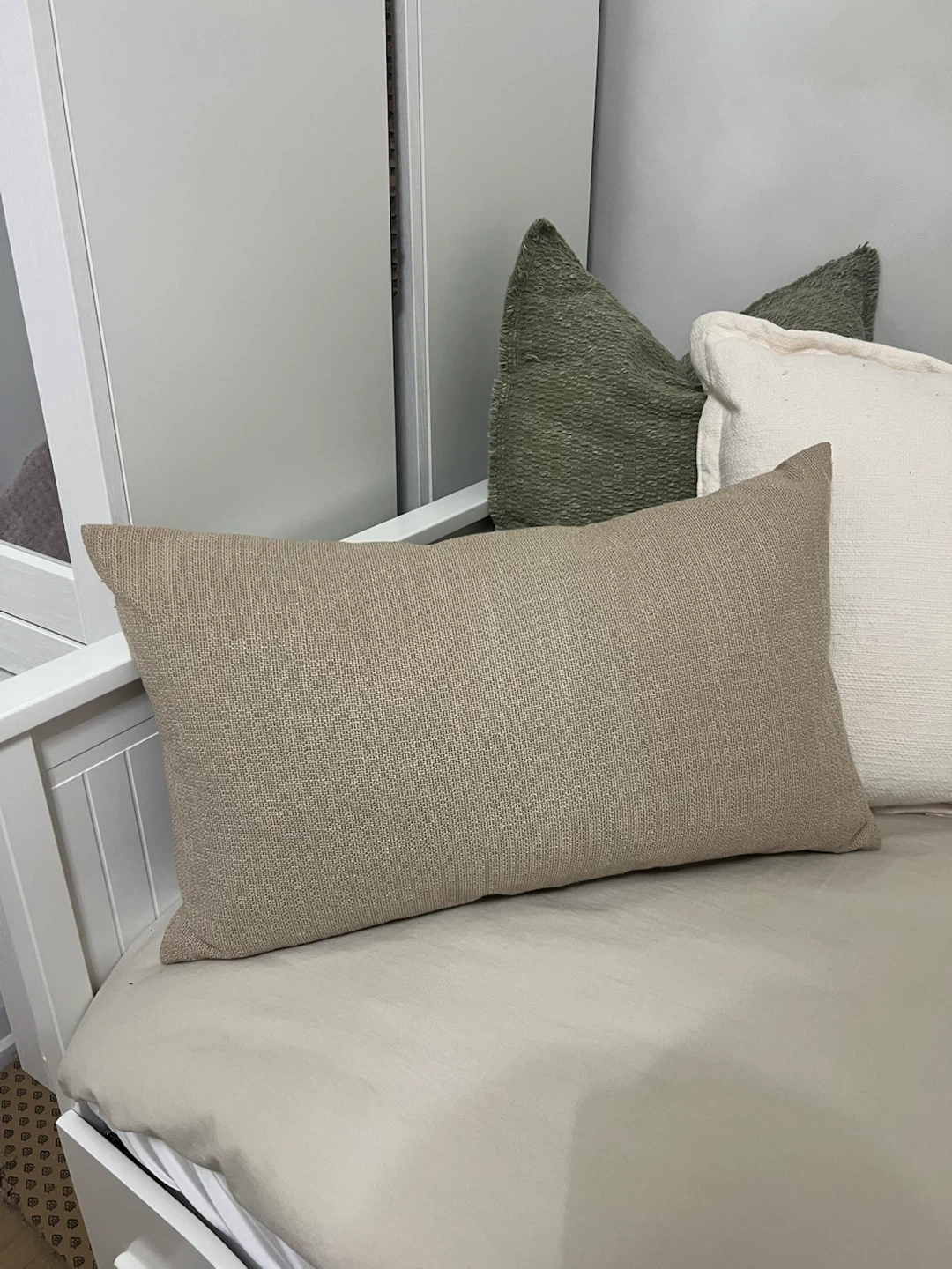 Beige 15x24 Decorative Pillow