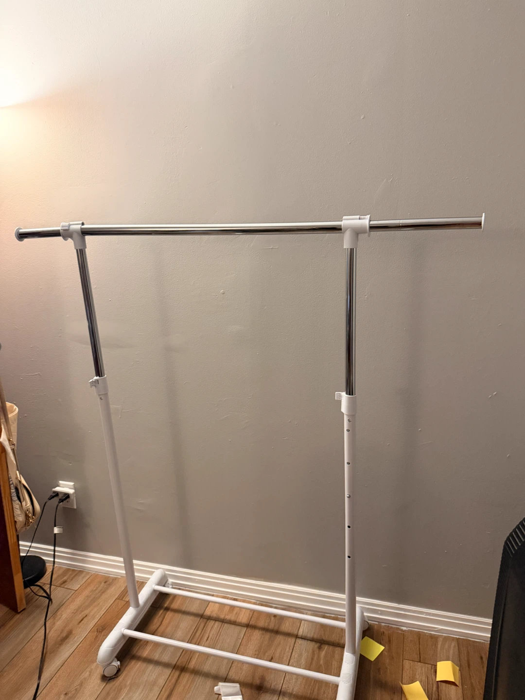 Adjustable Rolling Garment Rack