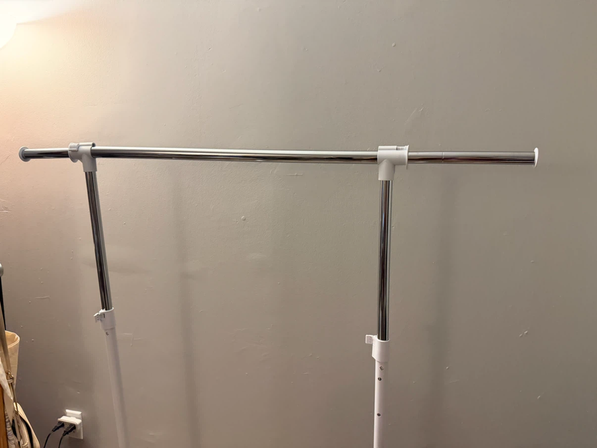 Adjustable Rolling Garment Rack - photo 2