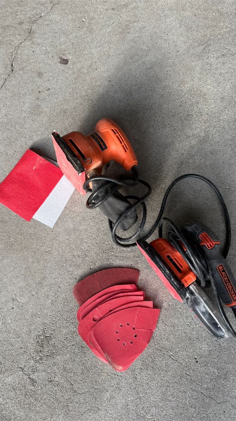 Black+Decker Mouse and Certified Sanders