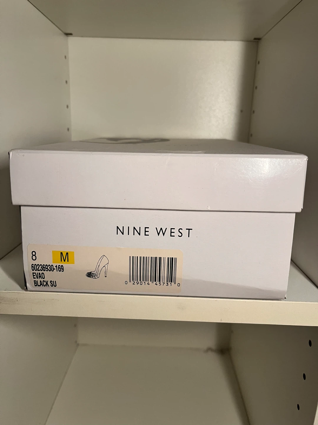 Nine West Black Suede Peep-Toe Heels - photo 2