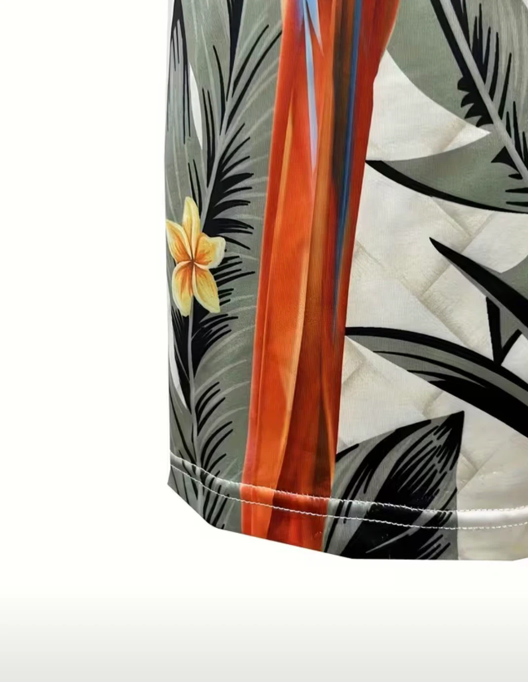 Parrot Print Off-Shoulder Dress - photo 5