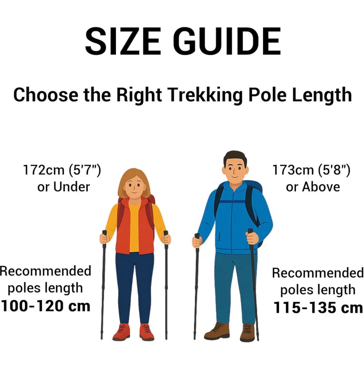 TheFitLife Folding Trekking Poles - photo 3