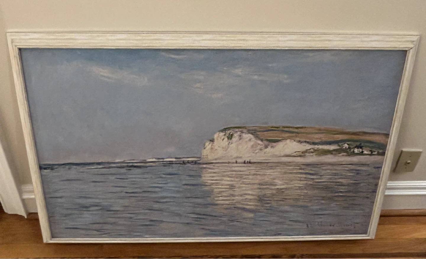 Large Claude Monet Cliff Walk at Pourville Art Print