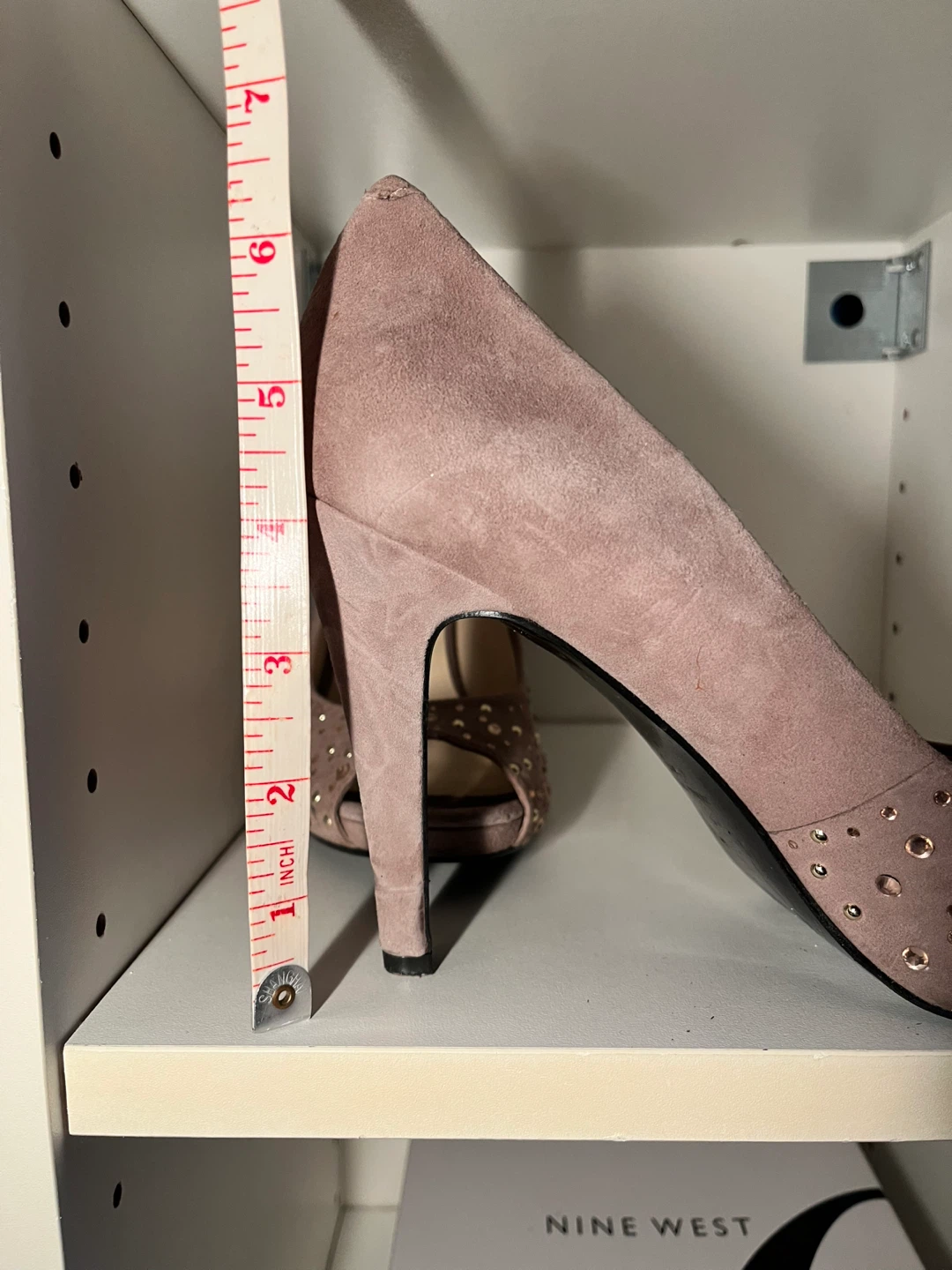 Nine West Peep Toe Heels Size 8 - photo 3