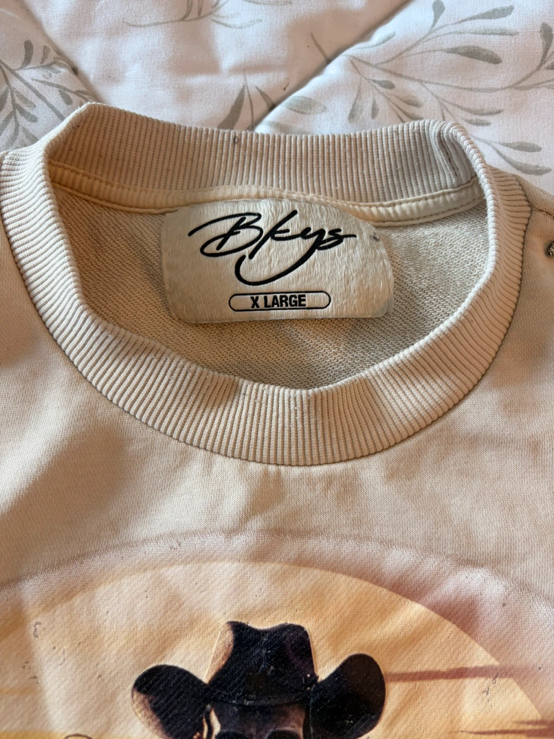 Bkys Wanted Cowboy Graphic Sweatshirt XL - photo 2
