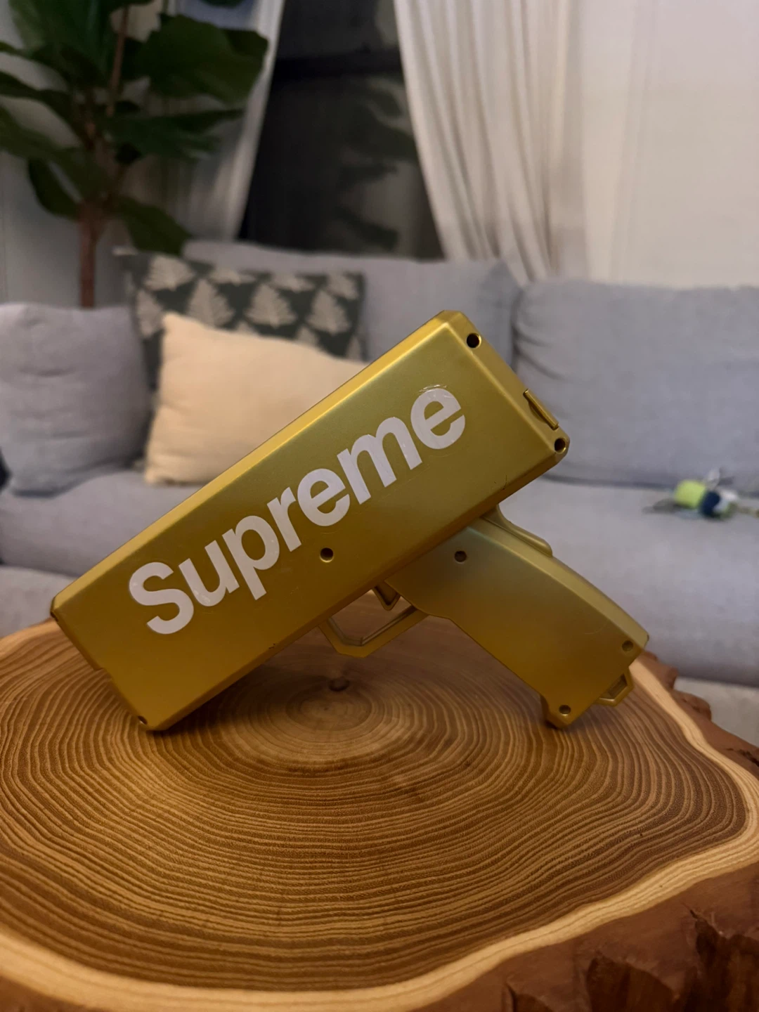 Supreme Money Gun Gold