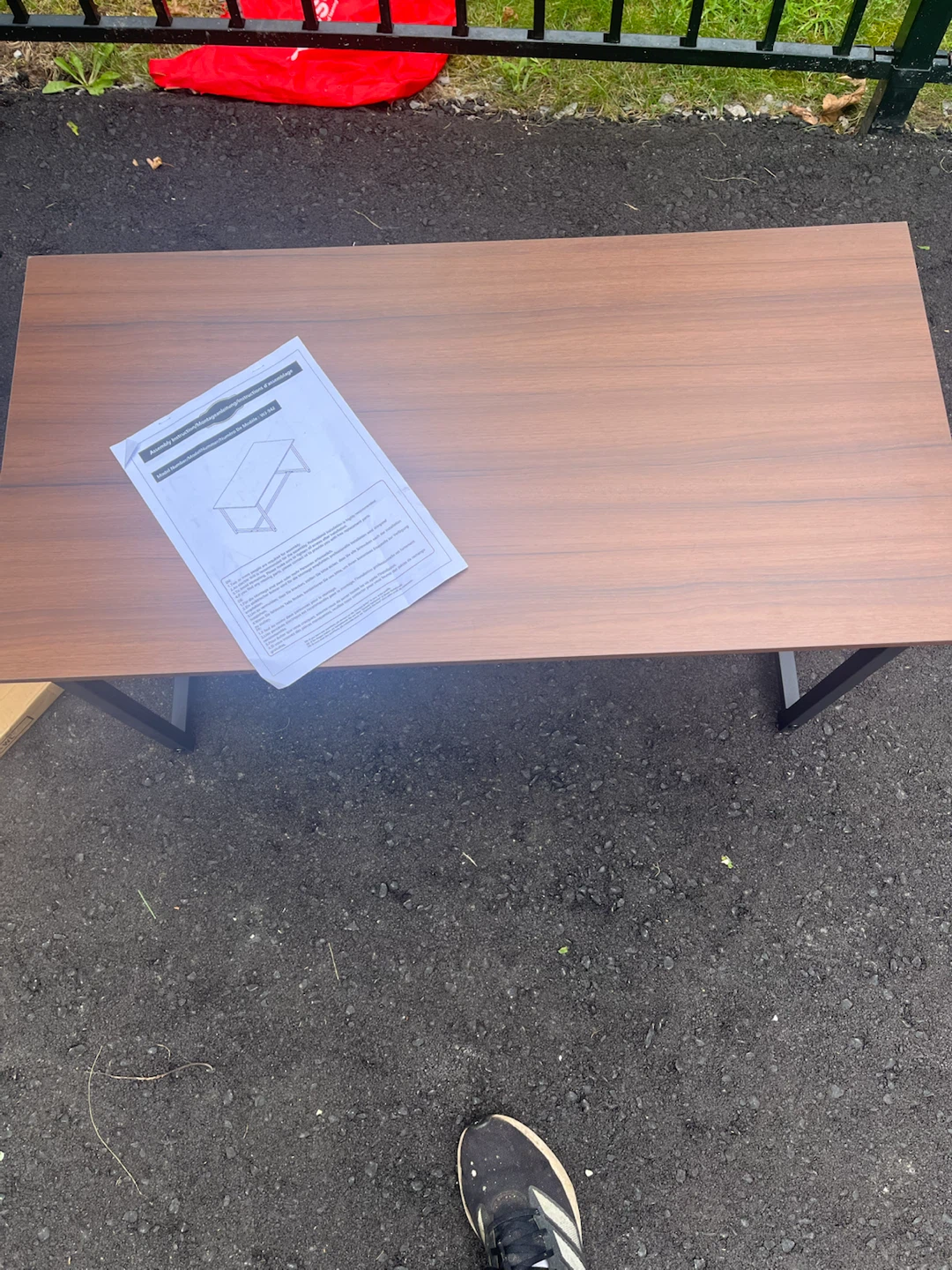 New out of box! FOUBAM Walnut Coffee Table - photo 2