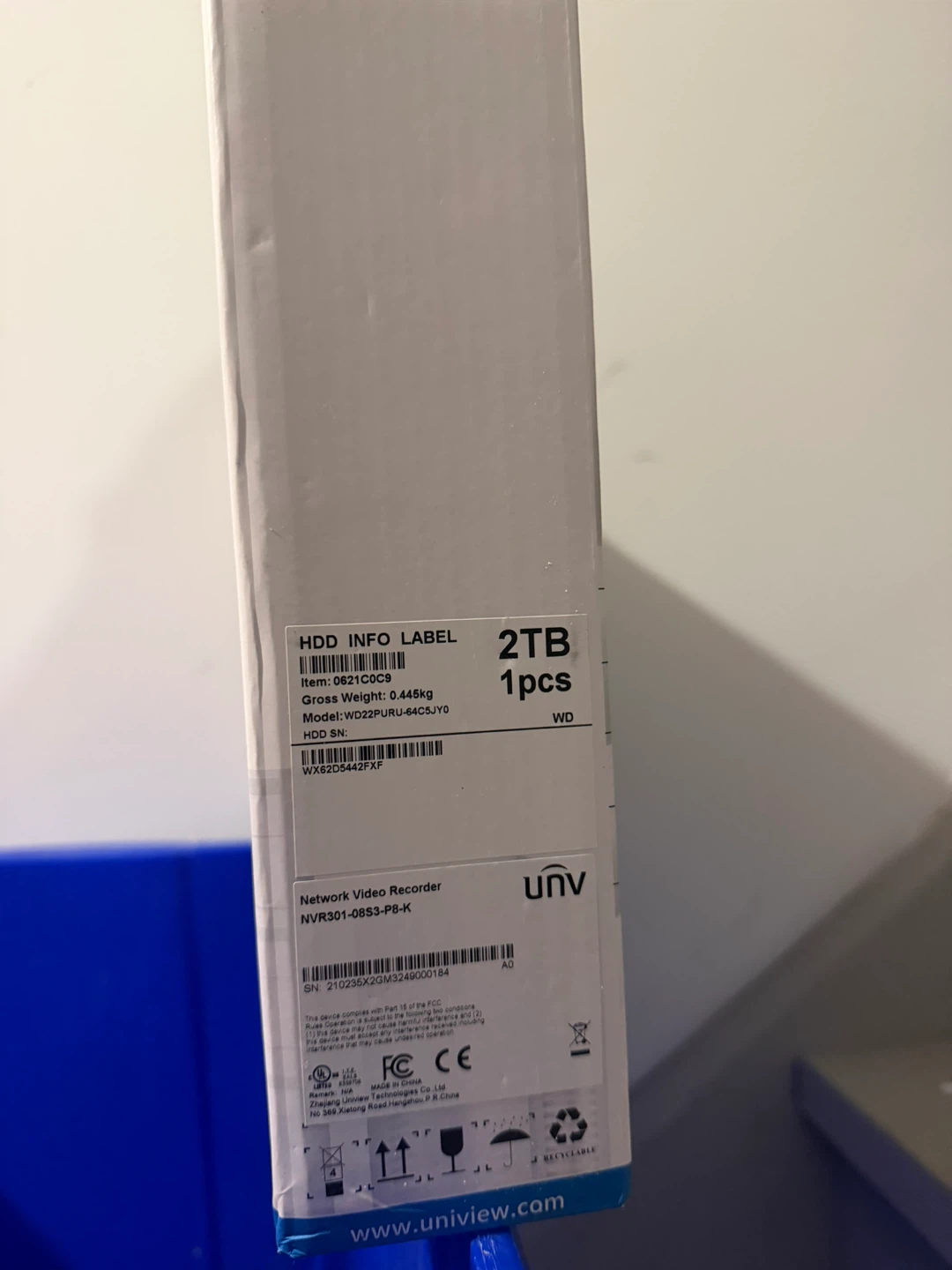 Uniview NVR301-08S3-P8-K Network Video Recorder 2TB - photo 3