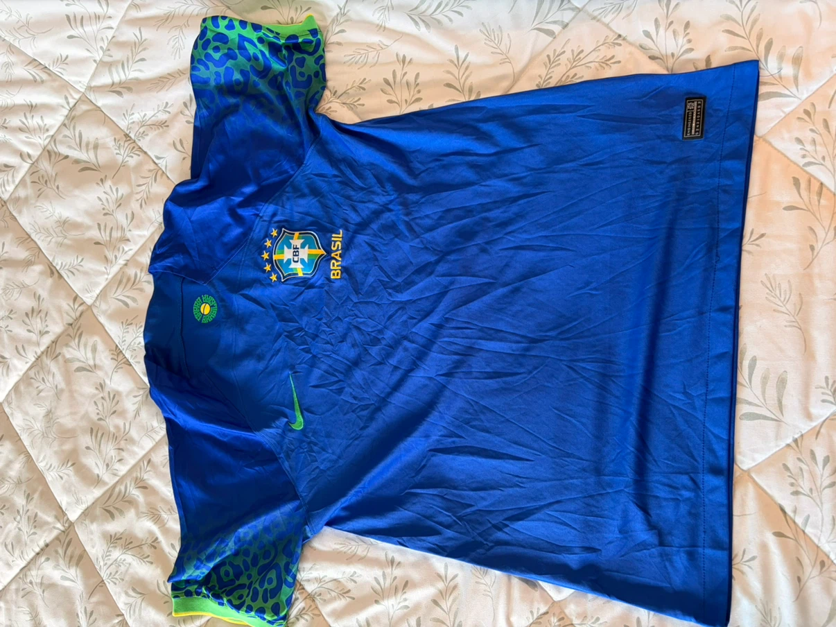 Nike Brazil Soccer Jersey Blue