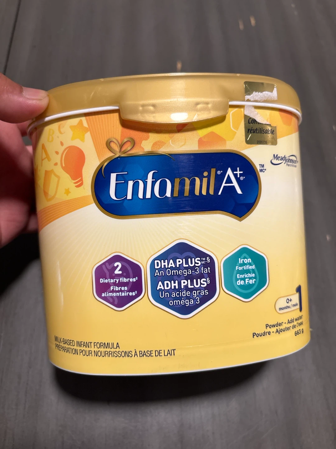 Enfamil A+ Step 1 Infant Formula 663g