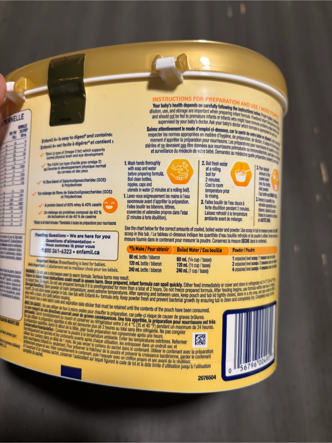 Enfamil A+ Step 1 Infant Formula 663g - photo 3