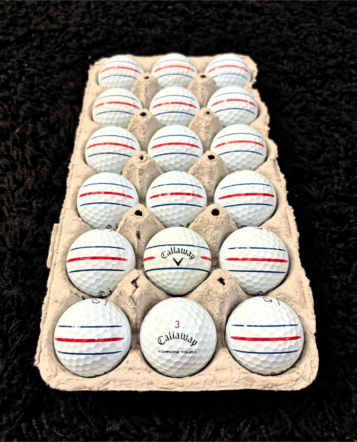 18 Callaway Chrome Tour Triple Track Golf Balls