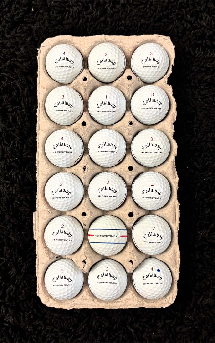 18 Callaway Chrome Tour Triple Track Golf Balls - photo 2