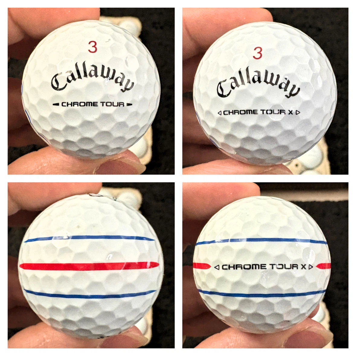 18 Callaway Chrome Tour Triple Track Golf Balls - photo 3
