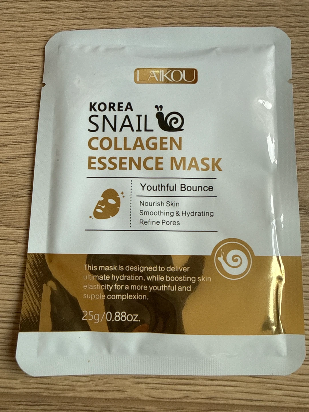 Laikou Korea Snail Collagen Essence Mask - photo 2