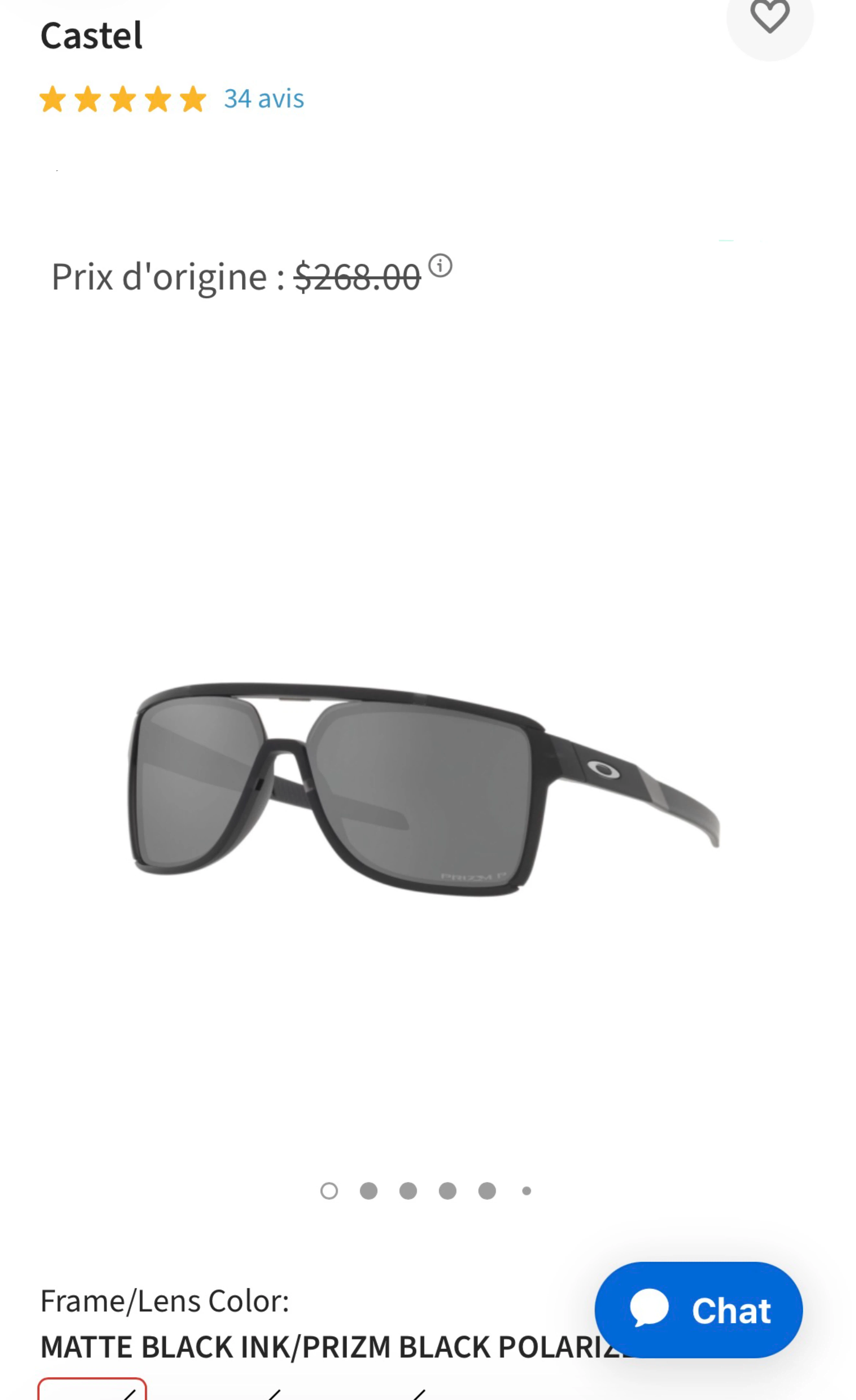 Lunettes de soleil Oakley Castel