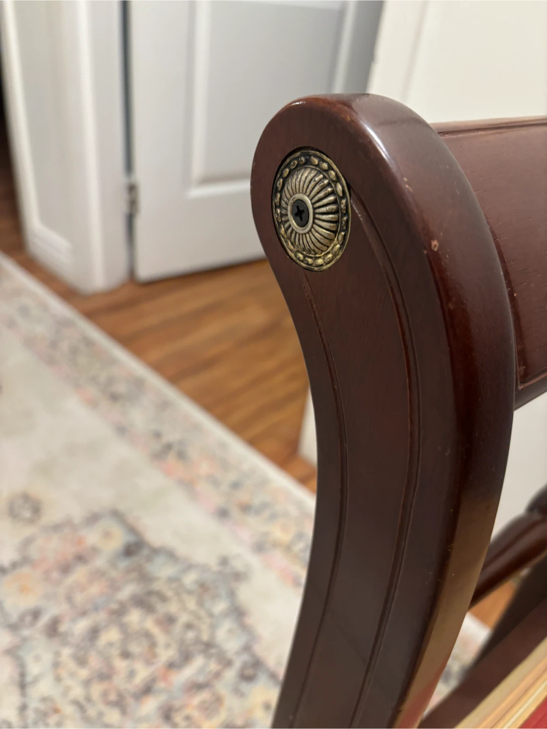 Vintage upholstered bench - photo 4