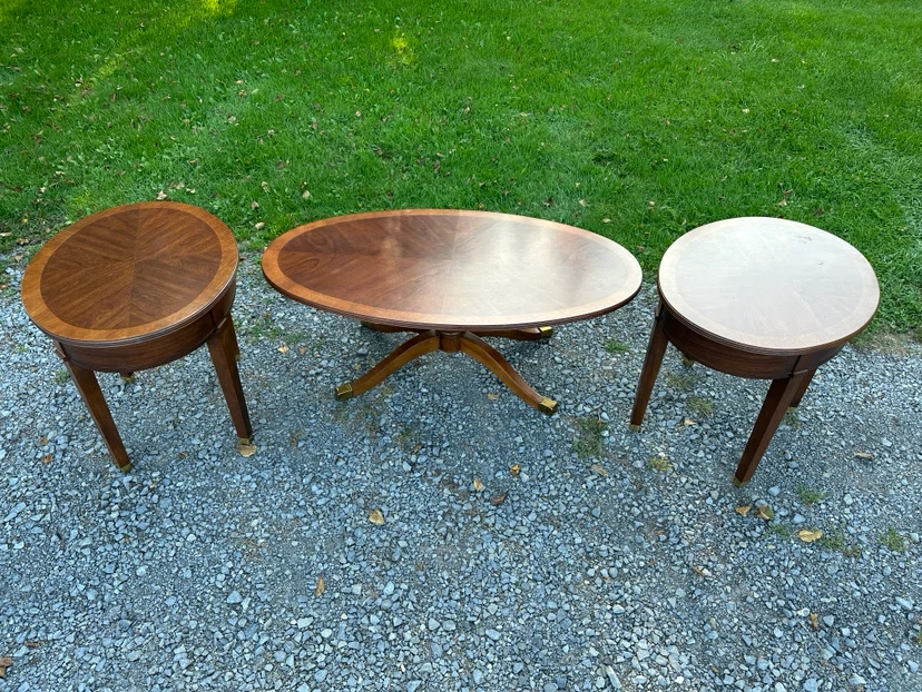Vintage DEILCRAFT Walnut Coffee Table Set (CAN DELIVER)