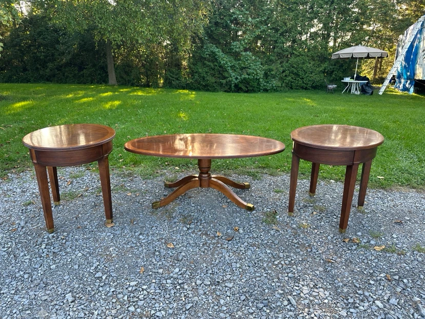 Vintage DEILCRAFT Walnut Coffee Table Set (CAN DELIVER) - photo 3