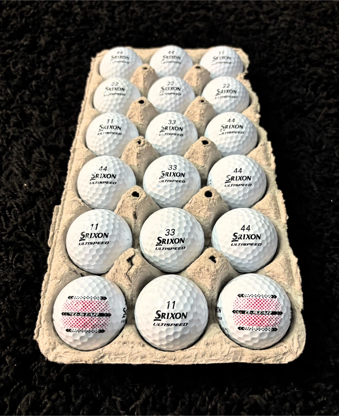 18 Srixon Q-Star Ultispeed Golf Balls