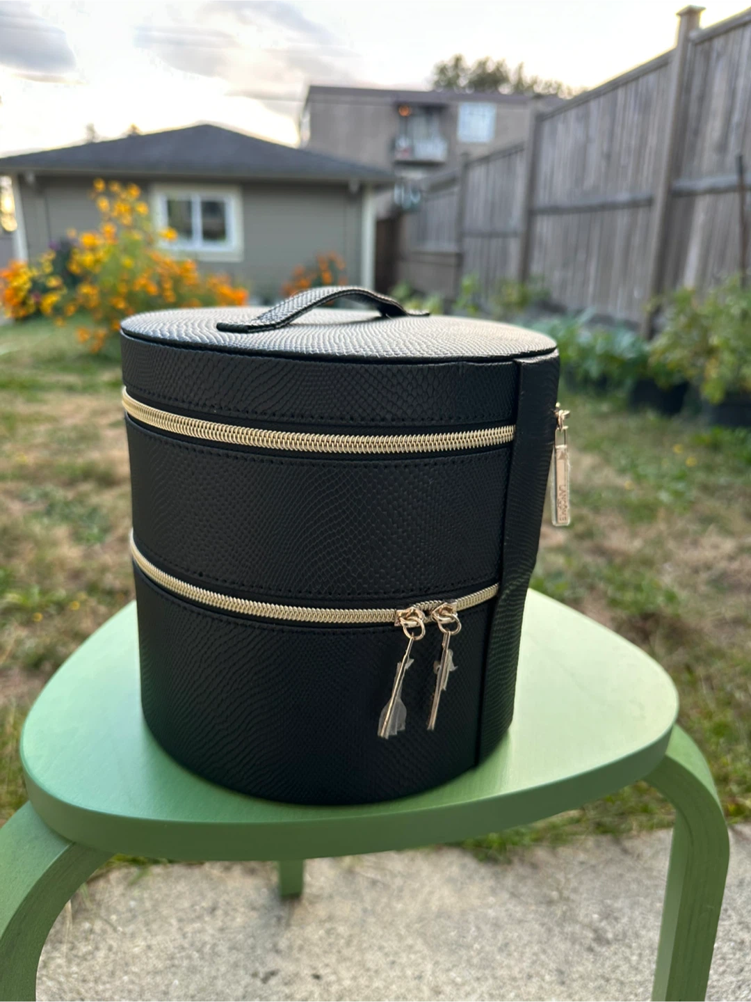 Lancome Round Makeup Case