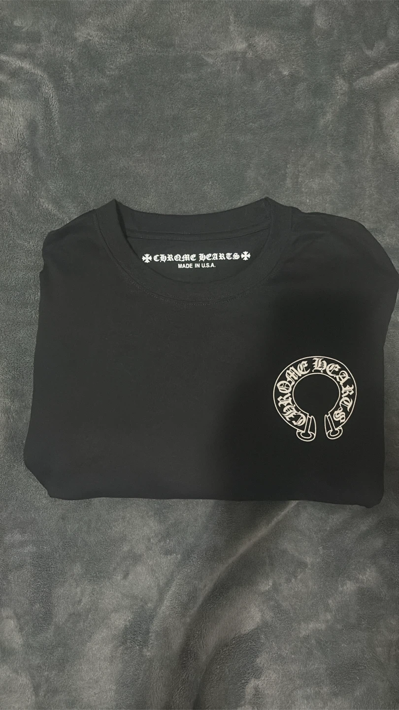Chrome Hearts Black Long Sleeve Shirt