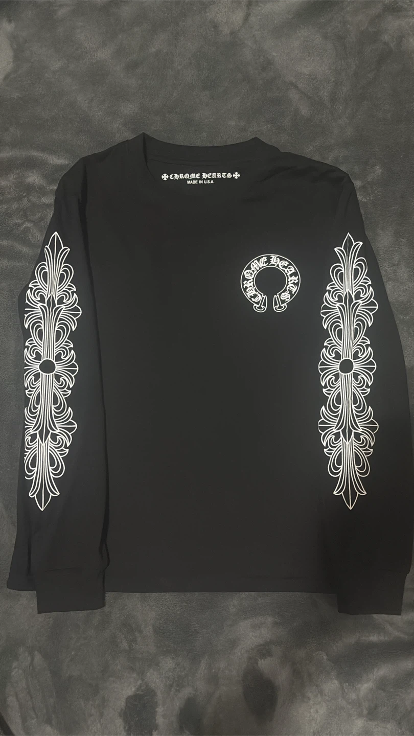 Chrome Hearts Black Long Sleeve Shirt - photo 2
