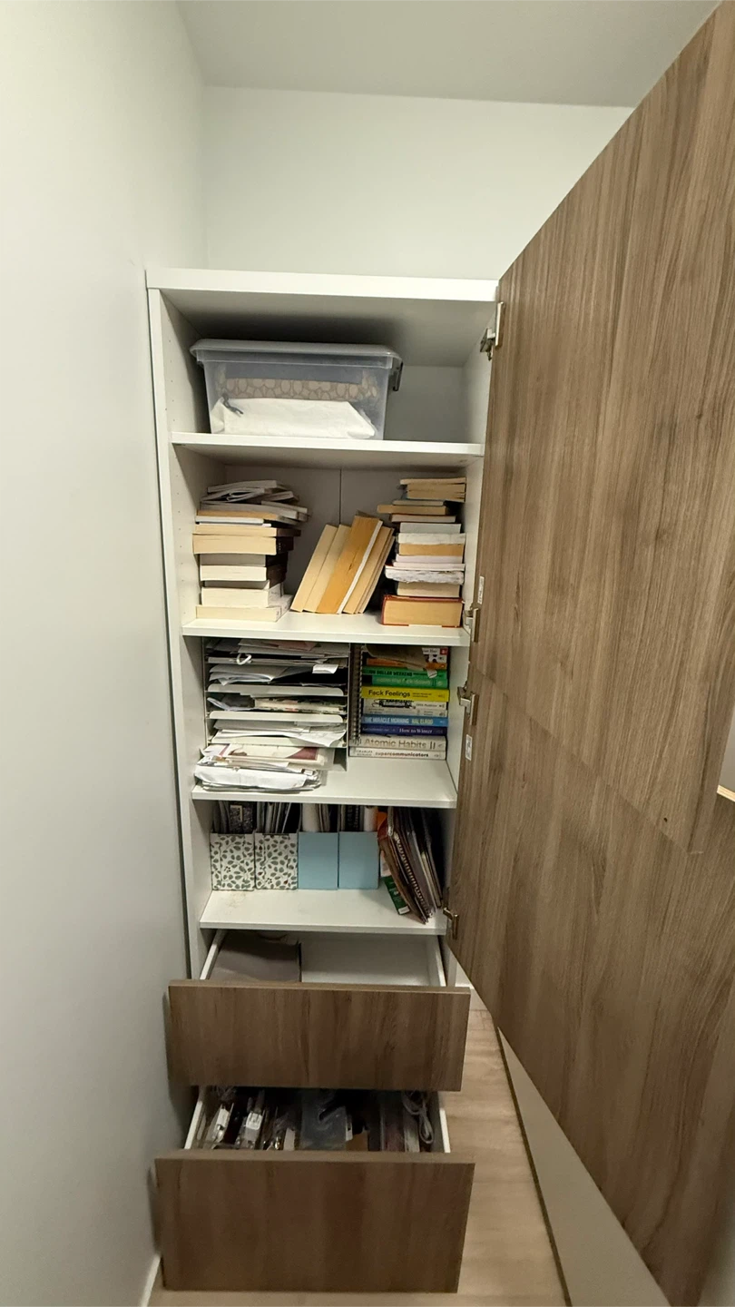 (Compact) Storage Cabinet - 2 drawers 4 shelves (PICKUP ONLY) - photo 2