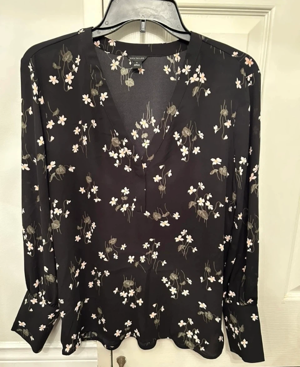 Ann Taylor Floral Blouse - photo 5