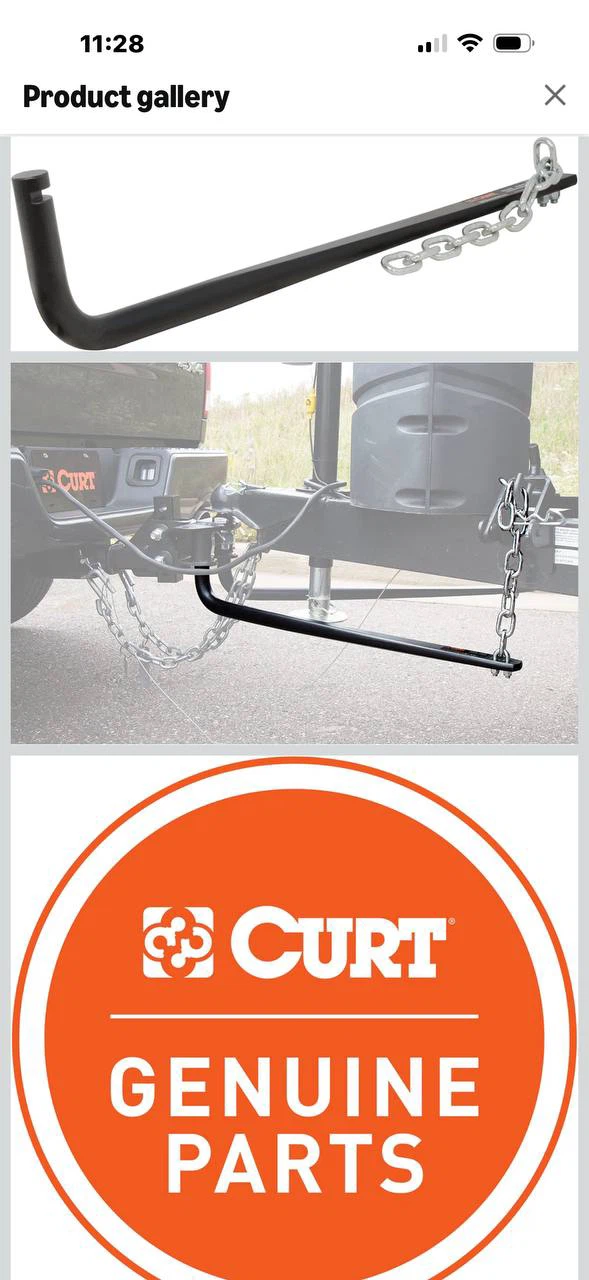 H979) CURT 1,000 lb TW Replacement Round Bar – New – $70 - photo 2