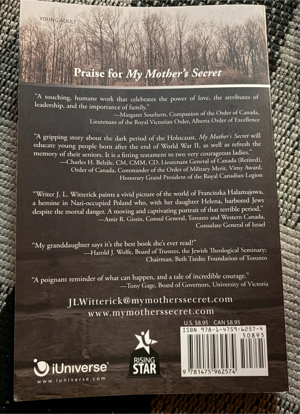 My Mother's Secret by J. L. Witterick - photo 2