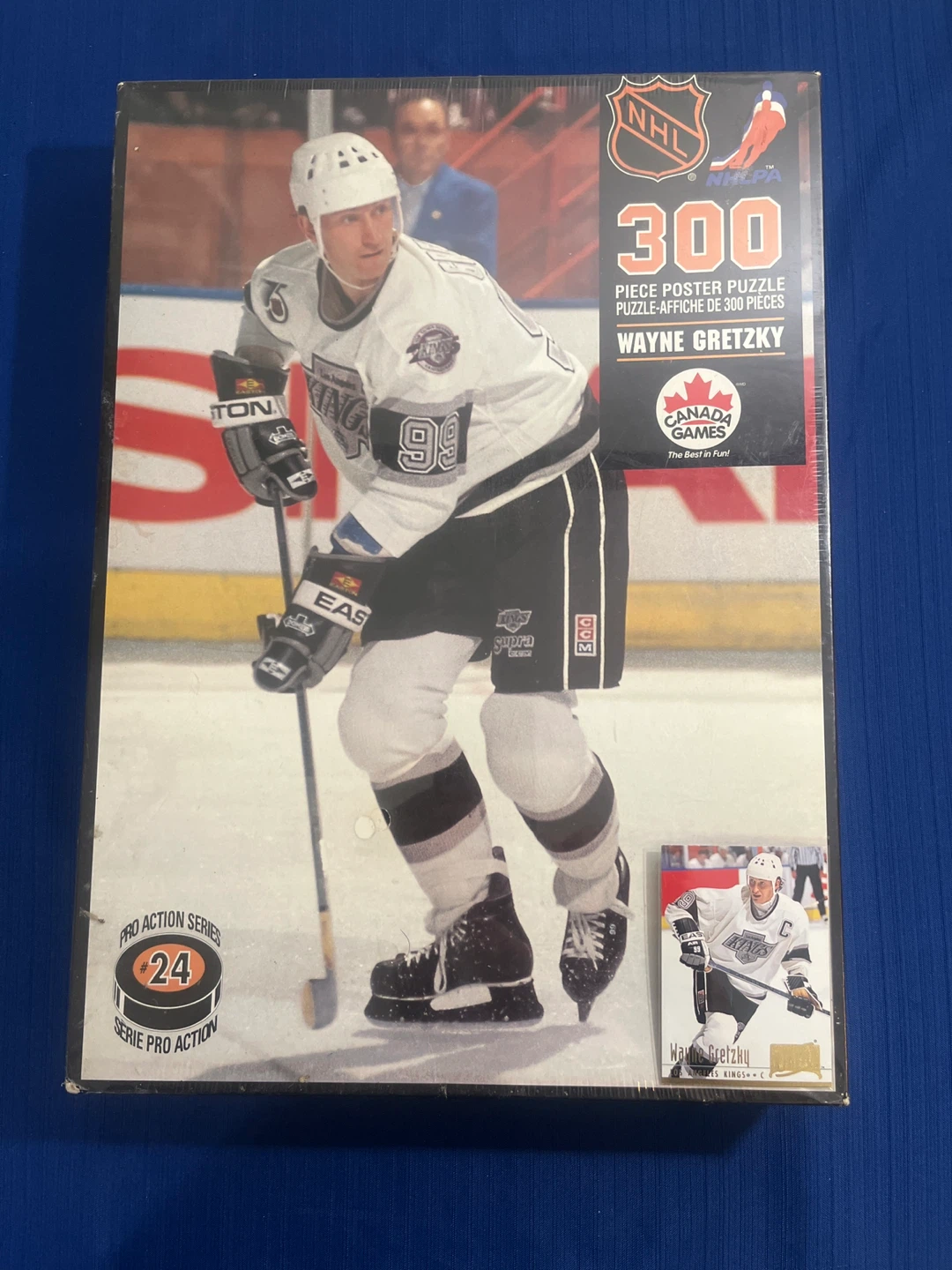 Vintage Wayne Gretzky 1992 Puzzle + FREE Hockey Card!