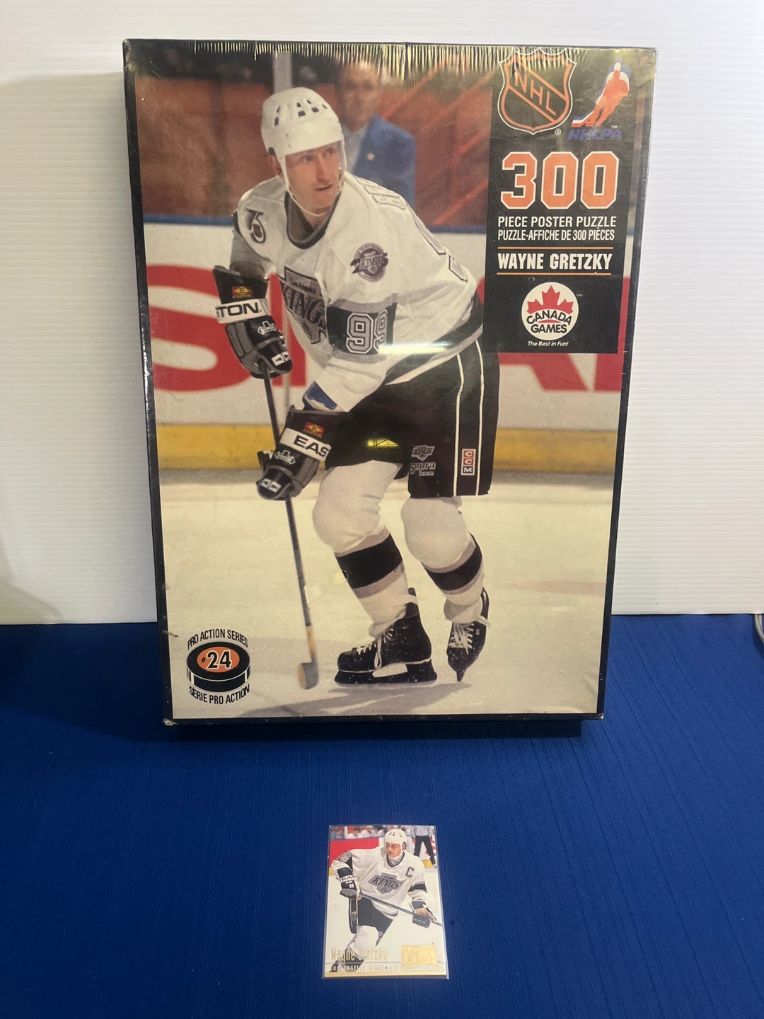 Vintage Wayne Gretzky 1992 Puzzle + FREE Hockey Card! - photo 5