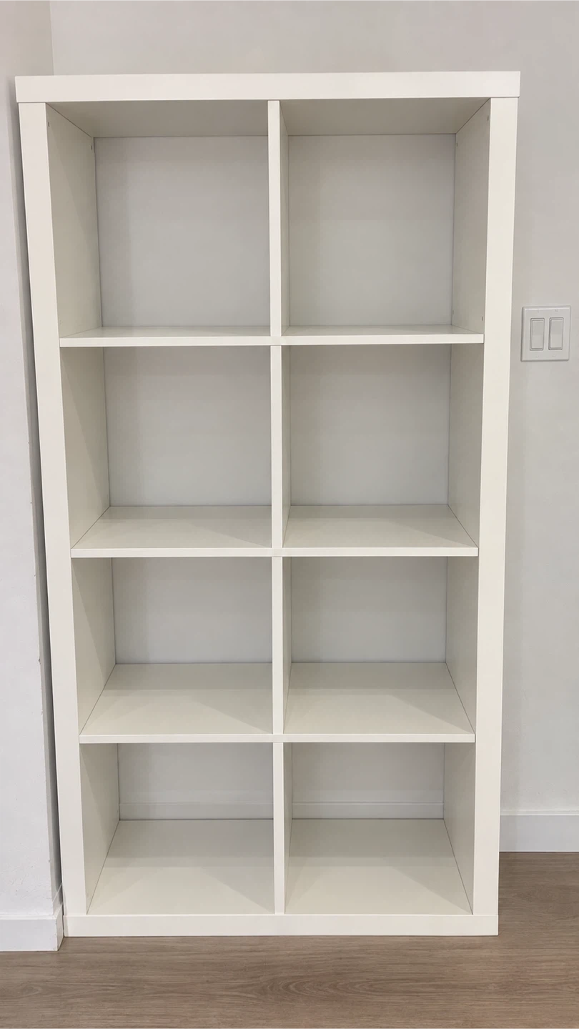IKEA Kallax 8-Cube Shelving Unit - White