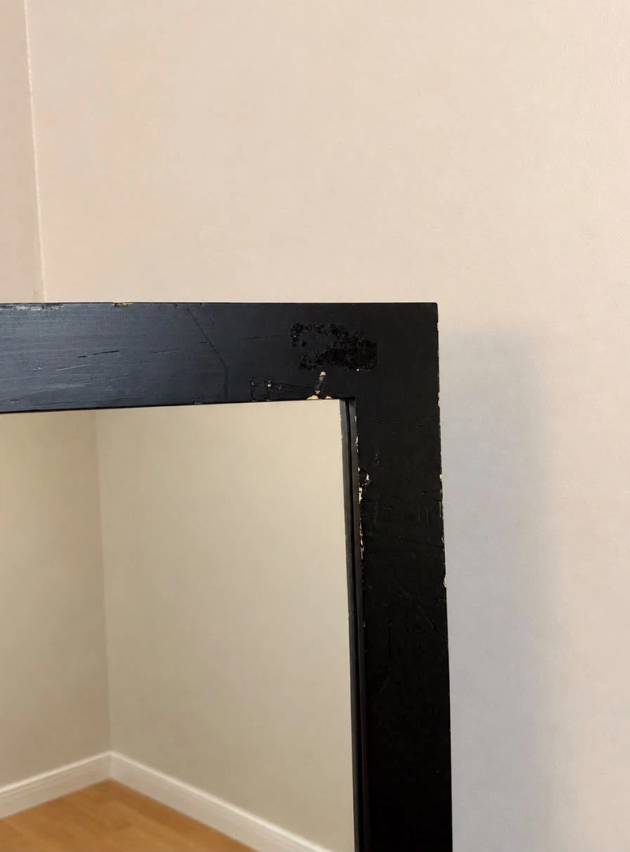 Black Full Length Standing Floor Mirror - photo 3