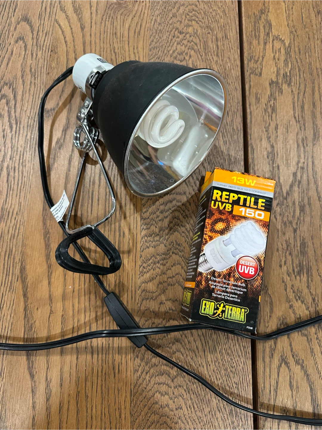 Exo Terra Reptile UVB Lamp and Fixture
