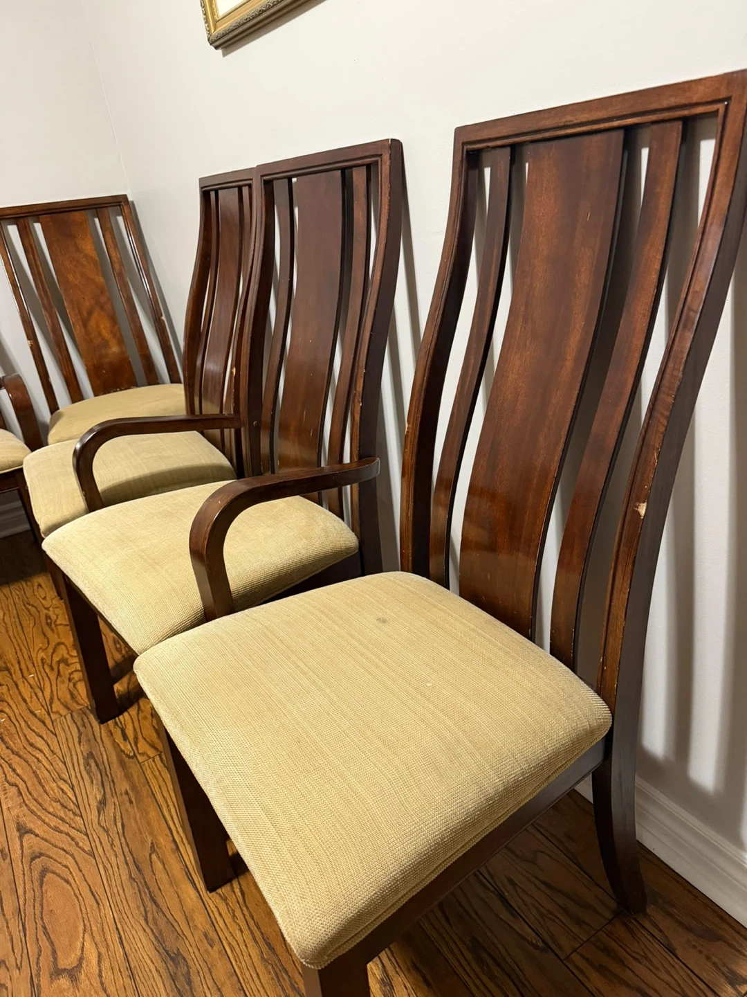 Set of 6 Wooden Dining Chairs - photo 5