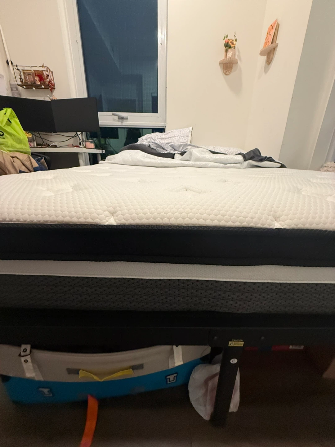 Full Size Mattress with Metal Bed Frame - photo 2
